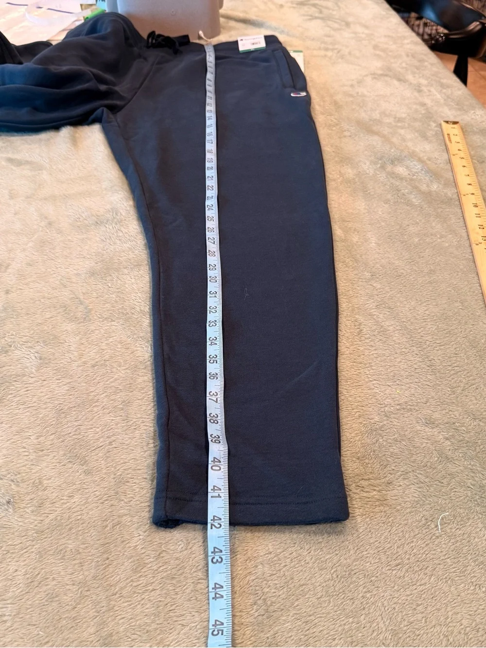 Champion Men’s Jogger Sweatpants Blue XL Drawstring Athletic Lounge Pants NWT